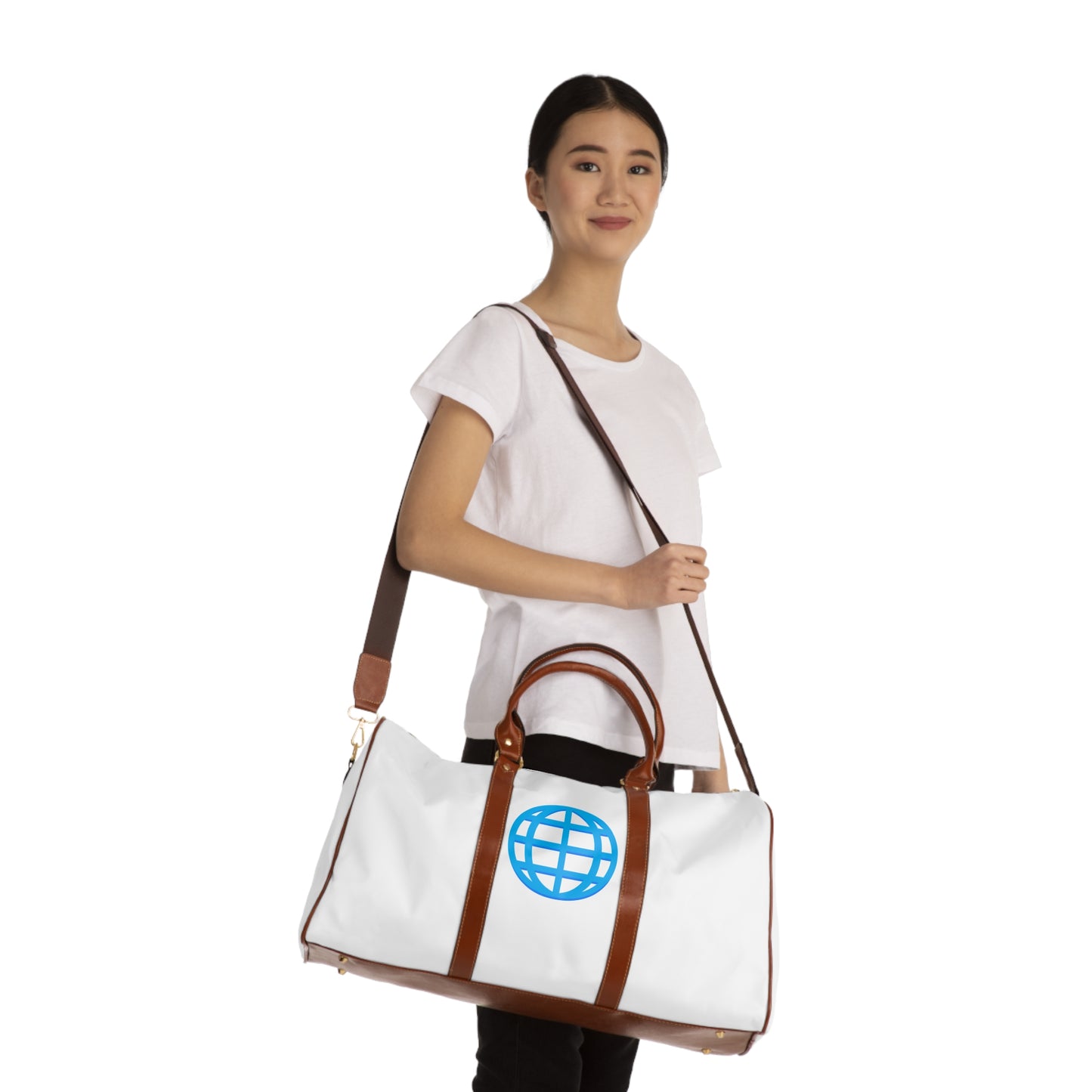 Waterproof Travel Bag – Blue Globe Weekender Duffle bag