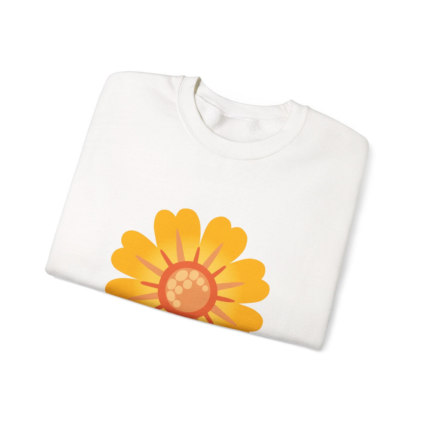 Sunshine Daisy Sweatshirt — Cute Flower Crewneck