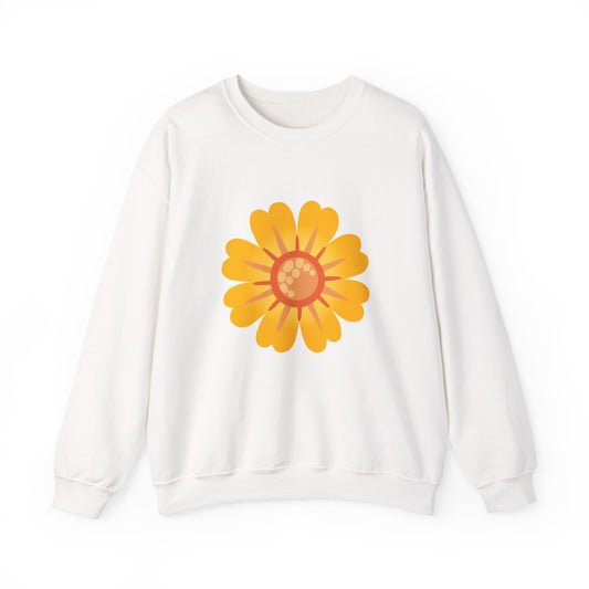 Sunshine Daisy Sweatshirt — Cute Flower Crewneck