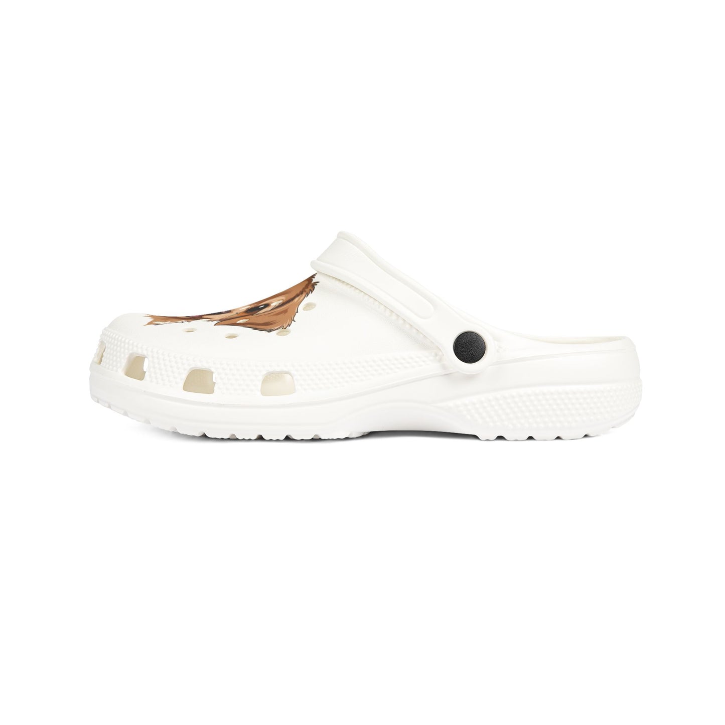 Cute Brown Puppy EVA Clogs — Dog Face Foam Garden Shoes